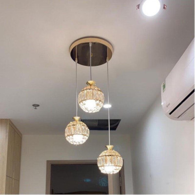 Bộ đèn thả KAIRI pha lê sang trọng - kèm bóng LED chuyên dụng
