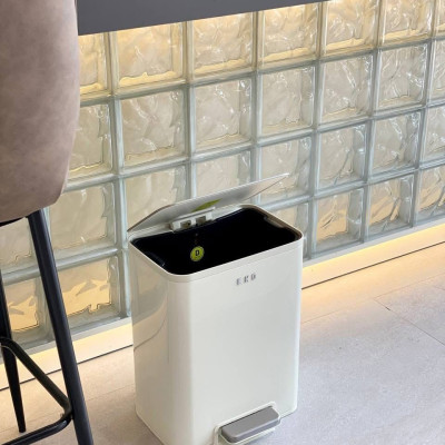 THÙNG RÁC CHỐNG BÁM VÂN TAY EKO MADISON EK9361 - 6L Hàng chính hãng