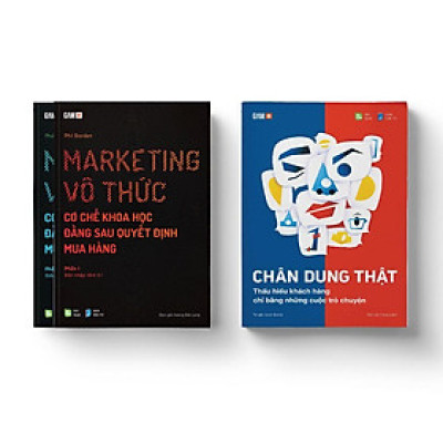 COMBO Nhìn thấu hiểu kỹ khách hàng (Marketing vô thức + Chân dung thật)  - Bản Quyền