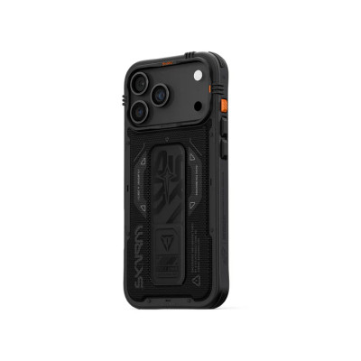 Ốp Lưng Cho iPhone 17 Pro/ 17 Pro Max SKINARMA PHANTOM Mag-Charge Grip-Stand Tích Hợp Vòng Sạc Không Dây Chân Đế Móc Tay Hàng Chính Hãng