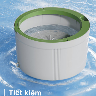 Bộ Chổi Lau Nhà Mini Tách Nước Bẩn Bennix Thailand, Cây Lau Nhà Tự Vắt Thông Minh BN-688SM Kèm Thùng Cao Cấp- Hàng Chính Hãng