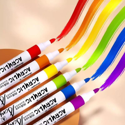 Hộp 38 Bút Màu Acrylic 2 Đầu - Deli HM924-48