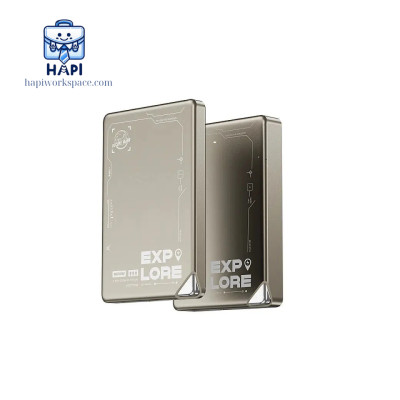 Sạc dự phòng từ tính hàng chính hãng WiWU Explore 5.000/10.000mAh, siêu mỏng, sạc không dây 15W, LED độc lạ