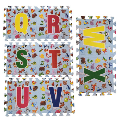 Bộ 26 tấm Thảm xốp cho bé Thoại Tân Thành, đạt tiêu chuẩn Mỹ và Châu Âu - kích thước 1 tấm 30x30cm, độ dày 0,9 - 1cm - 26 chữ cái (loại mới)