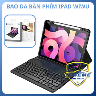 Bao da bàn phím dành cho iPad Air 11 inch M3 2025 Wi Wu MK-006 – 3 trong 1 kèm bút cảm ứng - Hàng chính hãng