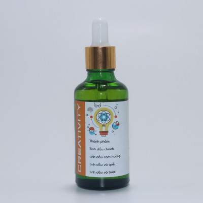 Tinh Dầu Sáng Tạo Nguyên Chất Đông Quân Làm thơm Phòng, Giảm Căng Thẳng, Âu Lo, Tăng Cường Tư Duy Sáng Tạo 100ml/lọ