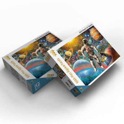 Bộ Tranh Ghép Hình Minh Châu - 60 x 80 cm (1500 Mảnh Ghép) - Astronaut In Space