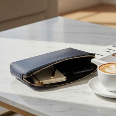 Ví Cấm Tay Da Bò Ý, Ví Cầm Tay Đa Năng Clutch thời trang thiết kế Hity ACC001