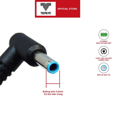 Sạc Tương Thích Cho Laptop Hp 14-Bs561Tu 14-Bs562Tu 14-Bs563Tu Adapter 19.5V 3.33A - Nhập Khẩu - Hàng Nhập Khẩu New Seal TEEMO PC TEAC869