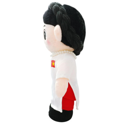 Gấu Bông Đồng Chí Hậu Phương 25 cm - ZooZoo - Áo Dài Trắng