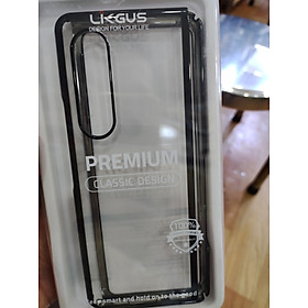 Ốp lưng Likgus trong suốt viền màu, hai mảnh hiệu dành cho Samsung galaxy Z Fold 3 - Hàng chính hãng