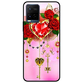 Ốp lưng dành cho Vivo Y21 - Vivo Y21s mẫu Ruby Key