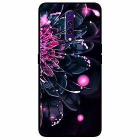 Ốp lưng in cho Oppo K3 Mẫu Mẫu Đơn Hồng Đen