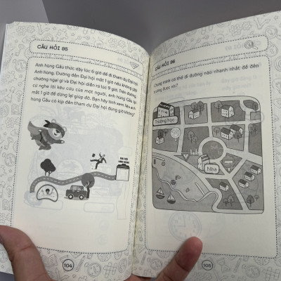 [Hình vẽ minh họa, có đáp án] - [Bộ sách tiểu học vui] TỰ TIN LỚP 1: 101 CÂU ĐỐ RÈN TRÍ NÃO LUYỆN KỸ NĂNG - Einstein Books biên soạn - ETS - NXB Dân Trí.