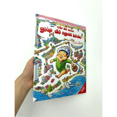 Sách Ehon - Cậu Bé Thích Giúp Đỡ Người Khác - Quảng Văn