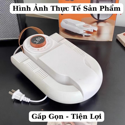 Máy Sấy Và Khử Trùng Giày có hẹn giờ Cao Cấp Làm Khô Siêu Nhanh - Loại Bỏ Khử Mùi Hôi Và Vi Khuẩn, Kiểu Dáng Nhỏ Gọn, Dễ Sử Dụng Máy Sấy Giày Dép Tất Găng Tay Mũ Bảo Hiểm Khử Khuẩn Bằng Tia UV An Toàn Tiện Dụng Thông Minh