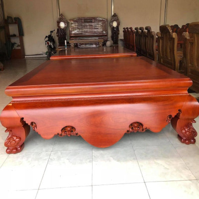 Sập Nằm Gỗ Gụ Dạ Cá Trơn Cỡ Đại Gỗ Gụ Nam Phi