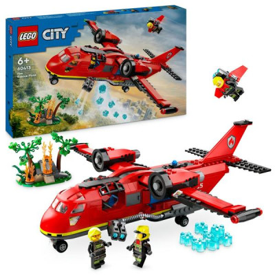 Đồ Chơi Lắp Ráp Mô Hình Máy Bay Cứu Hỏa -Fire Rescue Plane - Lego City 60413 (478 Mảnh Ghép)