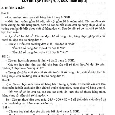 Sách tham khảo- Bài Giảng & Hướng Dẫn Học Toán Lớp 3 - Tập 1 (Dùng Kèm SGK Kết Nối Tri Thức Với Cuộc Sống)_HA