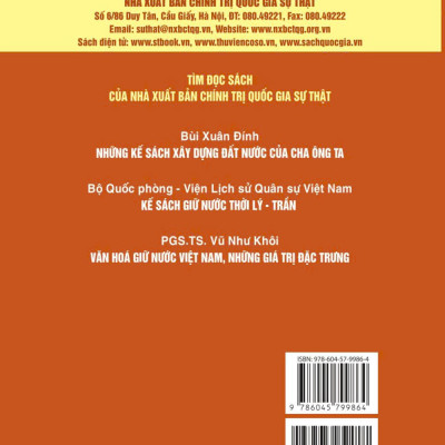 Người xưa giữ nước (Kể chuyện bảo vệ biên cương, biển đảo) - bản in 2024