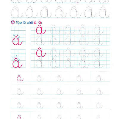 Sách - Mai Em Vào Lớp 1 - Vở Tập Tô Chữ Mẫu Giáo (Dành Cho Trẻ 5-6 Tuổi) (Tái Bản 2024)