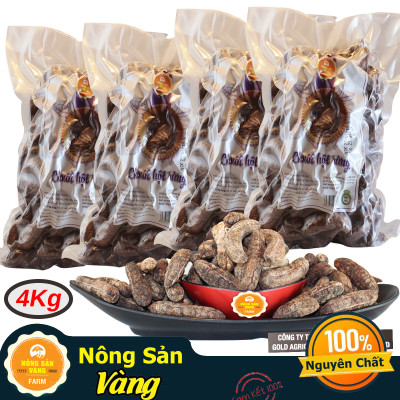 Combo 5kg Chuối Hột Rừng Chín Bóc Vỏ Sấy Khô ( mỗi túi 1kg ) - Nông Sản Vàng