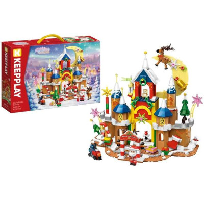 Đồ Chơi Lắp Ráp Chủ Đề Giáng Sinh - Christmas Castle - Keepplay 34016 (601 Mảnh Ghép)