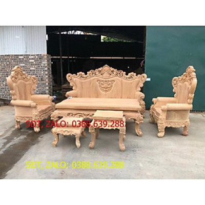 Bàn ghế hoàng gia gỗ gõ đỏ