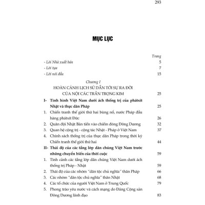Nội các Trần Trọng Kim - Bản chất, vai trò và vị trí lịch sử ( Xuất bản lần thứ tư, có chỉnh sửa, bổ sung)
