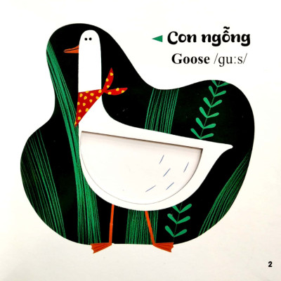 Sách Đục Trổ Thông Minh - Những Từ Vựng Đầu Đời Của Bé - My First Words- Động Vật Nông Trại - Farm Animals