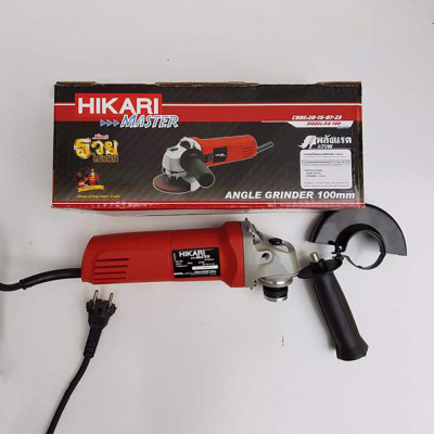 Máy Mài Cắt Góc Cầm Tay Hikari Master K6-100 Công Suất 670W, Đường Kính Đĩa 100mm, Mài Kim Loại, Gỗ, Đá, Cắt Bàn, Công Tắc Đuôi  – Hàng Chính Hãng  