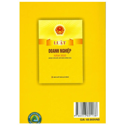 Sách - Luật doanh nghiệp năm 2020 được sửa đổi, bổ sung năm 2022