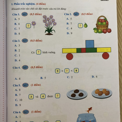 QB - đề kiểm tra toán 1/1 - kết nối