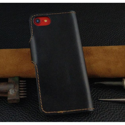 Bao Da cho Iphone 7/8  Da Bò Thật may thủ công