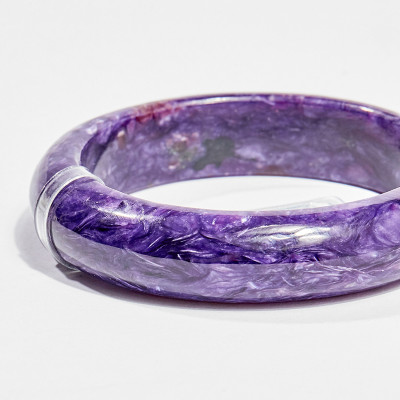 Vòng tay phong thủy đá mắt rồng liền khối ni 54 mệnh hỏa , thổ - Ngọc Quý Gemstones