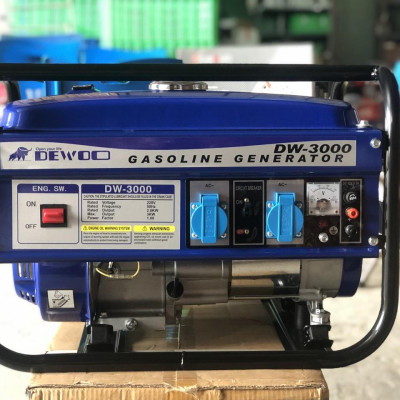 MÁY PHÁT ĐIỆN 100% DÂY ĐỒNG DEWOO DW-3000 (3KW)- HÀNG CHÍNH HÃNG