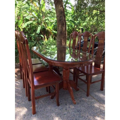 Bàn ghế ăn gỗ xoan