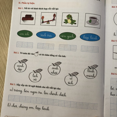 Qb - bài tập tuần tiếng việt 1/2 cánh diều