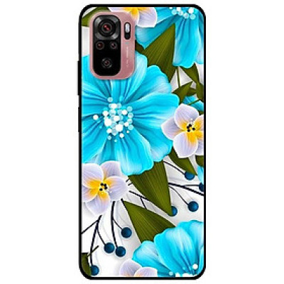 Ốp lưng dành cho Xiaomi Mi Note 10 mẫu Hoa Xanh Trắng