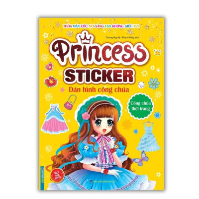 Sách - Princess Sticker Dán Hình Công Chúa - Ngọt Ngào + Quyến Rũ + Thời Trang - Combo 3 Cuốn - Minh Thắng