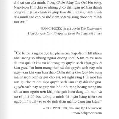 Sách - Chiến Thắng Con Quỷ Bên Trong - Để Tự Do Và Thành Công