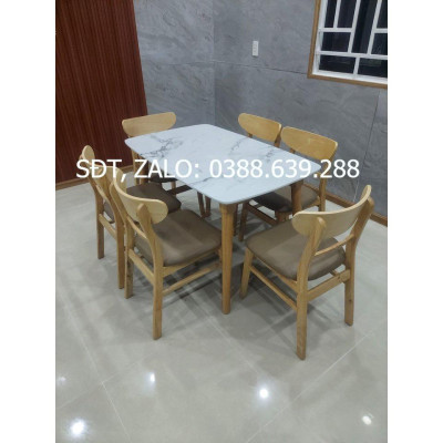 Bộ bàn ăn 4 ghế , 6 ghế mango kiểu mới, sang trọng giá rẻ tại xưởng