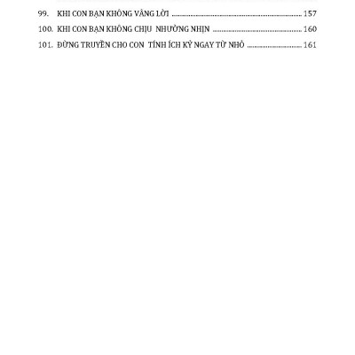 101 Điều Cần Biết Để Nuôi Dạy Con Nên Người 