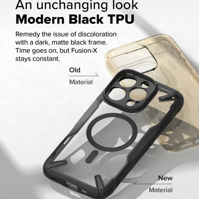Ốp lưng cho iPhone 16 Pro Max / 16 Pro RINGKE Fusion X Magnetic - Hàng Chính Hãng