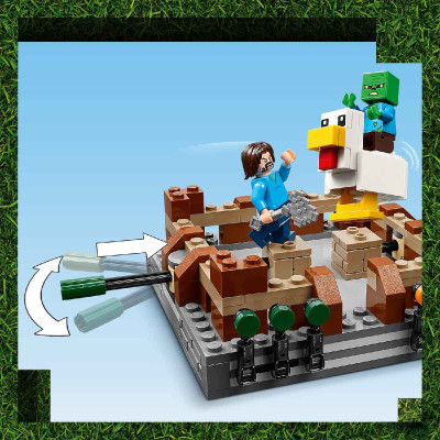 LEGO MINECRAFT 21272 Đồ Chơi Lắp Ráp Võ Đài Chiến Đấu Woodland Mansion (491 chi tiết)