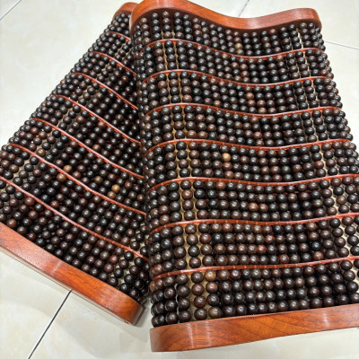 Gối Hạt Gỗ Mun Cao Cấp , Gối Công Thái Học - Kích Thước 36cmx24cmx8/4cm ( Mian. vn )