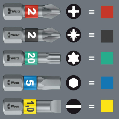 Đầu vít Impaktor 851/4 IMP DC PH 2 x 50 mm SB, Wera 05073956001