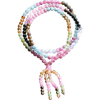 Vòng Chuỗi Tourmaline Đa Sắc 4mm Brazil Ngọc Quý Gemstones GA20