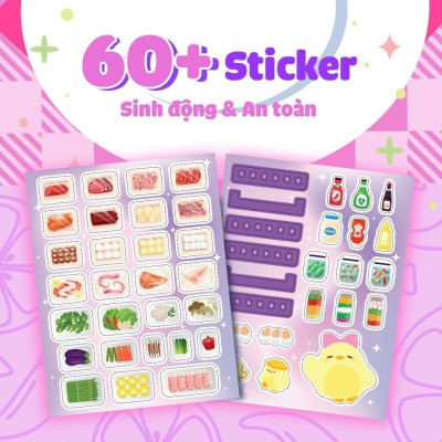Sách - Mua Hay Bán Khéo Cùng Vịt Miko Lẩu Nướng Thơm Ngon (Hơn 60 Stickers) - Megabook