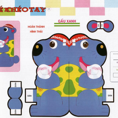 Cắt Và Dán  Hình 3D - Bé Khéo Tay - Thế Giới Sáng Tạo